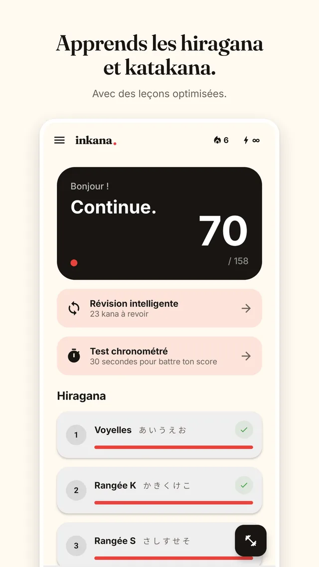 Capture Inkana : les leçons